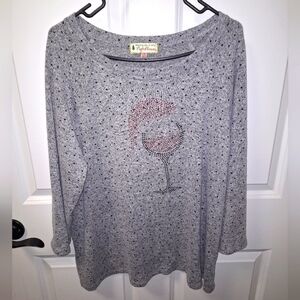 A Magical Season long sleeve Christmas sweater in a ladies size 1X.